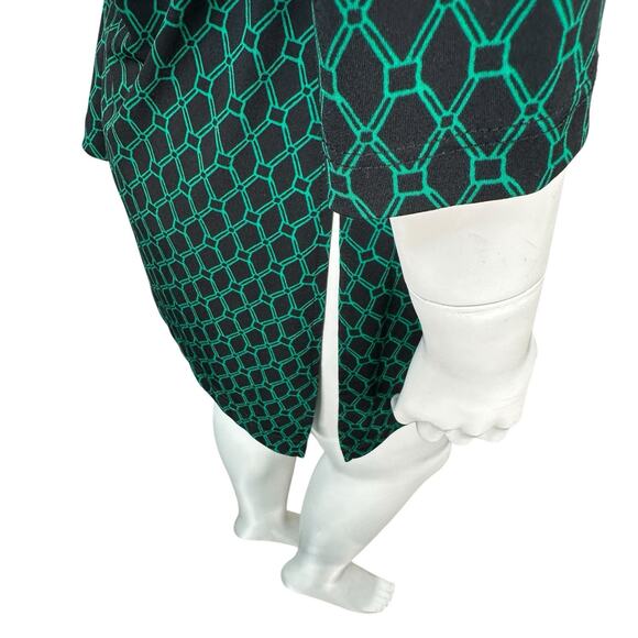 Travelers Collection Chicos Top Womens Size Large 2 Asymmetric Geometric Print - Picture 7 of 9